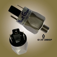 Pressostat réglable en laiton et plastique, contrôle de pression de précision pour pompes à eau, chaudières, 250 V CA, 6 A, pression maximale 40 bars, IP54