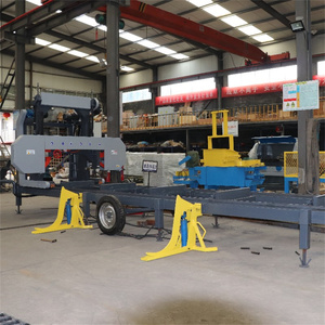 Scie à ruban industrielle horizontale entièrement automatique hydraulique MJH1300 pour la découpe de bois dur - Product Image 5