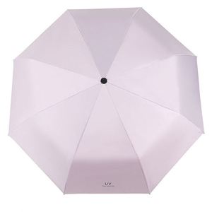 Parapluie Premium 21 pouces à 8 baleines, double compartiment, version Forêt, pliable en 3, protection solaire et pluie, anti-UV, idéal pour cadeaux d'affaires - Product Image 2