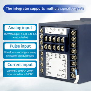 Nhỏ dòng chảy <span class=keywords><strong>totalizer</strong></span> với xung analog đầu vào nhiệt độ áp lực dòng chảy RS485 đầu ra LCD LED hiển thị - Product Image 5
