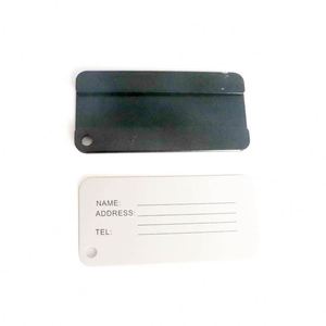 Étiquette de bagage personnalisée en alliage d'aluminium et acier inoxydable étanche QM Promotion - Product Image 1