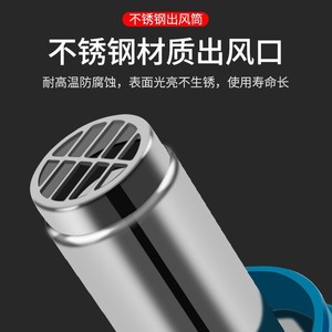 เครื่องเป่าลมร้อนไฟฟ้า Storm Gun 1500W ปรับอุณหภูมิได้ สำหรับทำความสะอาดรถยนต์และกำจัดหิมะ - Product Image 2