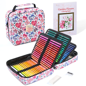 Juego de Lápices de Colores X415 Personalizado de 72/120/180 Colores con Estuche de Nailon con Cierre para Materiales de Arte - Product Image 4