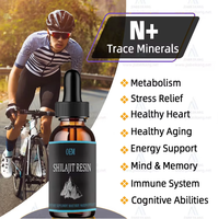 Ausreson Pure Himalayan Shilajit Gouttes Boisson Énergisante Acide Fulvique Liquide Puro Original Pure Organic Shilajit Drop pour Homme