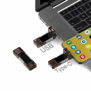 OTG USB แฟลชไดรฟ์ 8GB 16GB 32GB 64GB 128GB ประเภท C USB3.1 สําหรับโทรศัพท์สมาร์ทไดรฟ์ปากกาหน่วยความจํามือถือ Flash pendrive