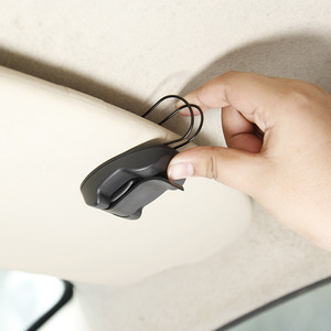 Car Eyeglass Clip Black 60mmx52mm Sun Visor Mount Holder Sunglasses Clips <b>Interior</b> <b>Accessory</b> - Product Image 3