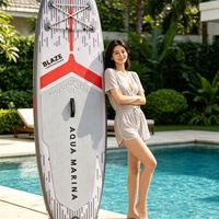 Nouvelle planche de surf gonflable écologique légère, best-seller, pour le sport nautique, avec fonction de dérive, design pliable, conduite stable, en PVC