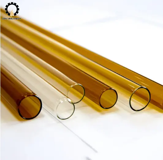 Tubo médico de vidrio de borosilicato ámbar transparente de 10mm 11,5 MM 16mm 18,4mm 22mm para ampolla