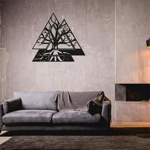 <span class=keywords><strong>Arbre</strong></span> <span class=keywords><strong>de</strong></span> <span class=keywords><strong>vie</strong></span> viking en fer WJD20 Silhouette Décoration <span class=keywords><strong>murale</strong></span> en métal pour salon - Product Image 5