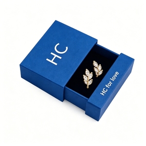 Artisan Concept Design <b>Earring</b> <b>Gift</b> <b>Box</b> Sliding Outer Sleeve Rigid Paper Jewelry Drawer <b>Box</b> Custom Branded Packaging Producer - Product Image 4