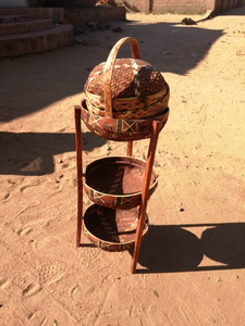 Cesta de Compras de Bambú Natural, Resistente y Tejida, para el Mercado y Uso Diario - Product Image 4