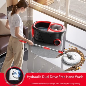 Ma Thuật Lười Biếng Người Xoay Lau Với 360 Độ Xoay Đầu Làm Sạch Thép Không Gỉ Xô Đặt Không Cần Cho Rửa Tay - Product Image 3