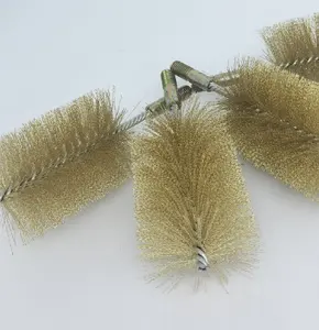 Copper Polishing And Cleaning Brush Tube And Flue Brush Twisted Spiral Brush