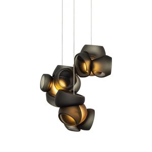 Lámpara colgante de cristal personalizada posmoderna nórdica para Lounge Bistro y Holiday Villa Iluminación de araña de diseño exclusivo - Product Image 6