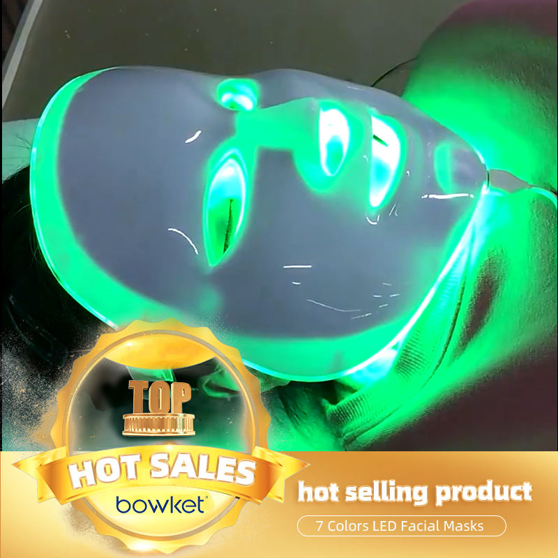 ORANGLES BOWKET 7-Color LED Face Shield & Skin Scrubber | ABS Light Therapy for Anti-Aging & Wrinkle Reduction | US Compatible – orangles Qatar - elegant presentation - exhibiting components - Image 6 of 6 | ideal for home | Discount on BOWKET 7-Color LED Face Shield & Skin Scrubber | ABS Light Therapy for Anti-Aging & Wrinkle Reduction | US Compatible – orangles Qatar Virginia | Free Shipping ORANGLES