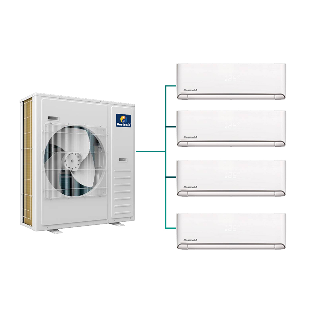 Bestcold Brand Wholesale Multi Zone Mini Split Air Conditioner 2 3 4 5 Zone <strong>Inverter</strong> <strong>AC</strong> Air Conditioners For Home