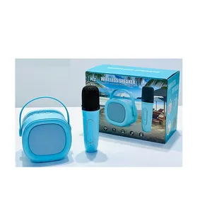 Grosir mikrofon K2 sistem audio portabel dj soundbar speaker bluetooth nirkabel caixa de som