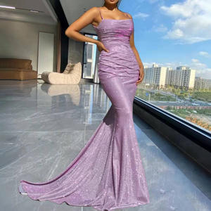 Damen Langarm Maxi Abendkleid mit Pailletten für Abschlussball und Partys - Product Image 4