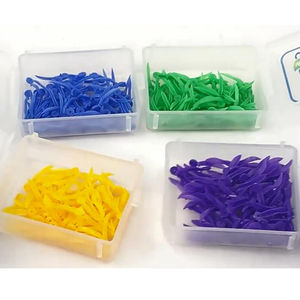 Cuñas Dentales de Plástico con Orificio, Cuñas Interdentales para Restauraciones Dentales - Product Image 1
