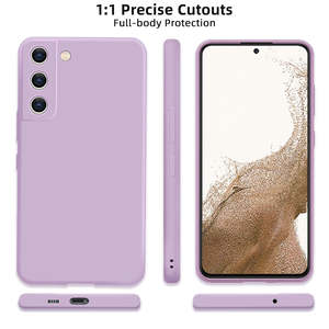 AilesTecca pour Samsung <span class=keywords><strong>Galaxy</strong></span> S23 S22 S21 Ultra <span class=keywords><strong>S20</strong></span> <span class=keywords><strong>FE</strong></span> A53 A52 A54 <span class=keywords><strong>5G</strong></span> Silicone liquide pour Samsung S22 Plus S21 S23FE Phone Cover - Product Image 4