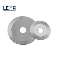 Couteau circulaire à kebab lisse de 90 mm en acier inoxydable personnalisé LEKA, lame de découpe ronde de qualité supérieure