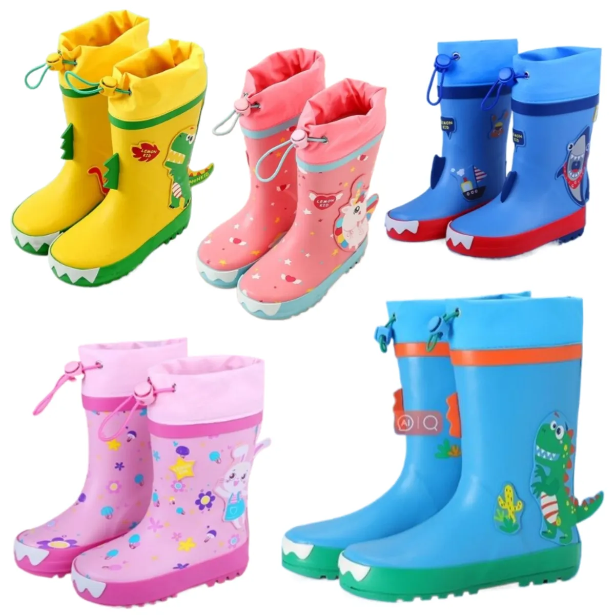 Детские непромокаемые Нескользящие водонепроницаемые ботинки для защиты окружающей среды