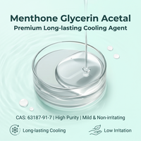 Menthone Glycerol Acetal en Gros, Huile Essentielle de Haute Pureté, Matière Première pour Parfums, Soins de la Peau et Produits de Soins Corporels