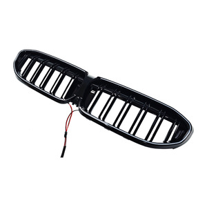 Parrilla Delantera para BMW Serie 3 G20 2019-2022 con Luces LED, Material ABS, Versión Meteor de Una o Dos Líneas - Product Image 4