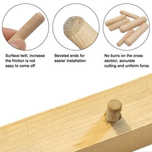 แท่งไม้กลมขัดเงา แข็งแรง ทนทาน - เทคนิคการตัดแบบโมเดิร์น สำหรับตกแต่ง DIY และเป็นของขวัญ - Product Image 6