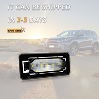 Lampe de plaque d'immatriculation LED sans erreur Canbus pour Toyota Corolla 2014-2019
