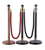 Barrière de file d'attente en acier inoxydable, cordes en velours, garde-corps télescopique, ceinture d'isolation, support de file d'attente