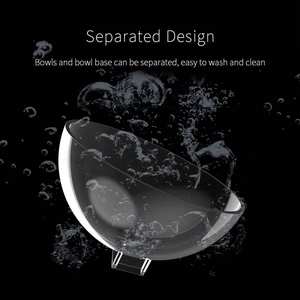 Beste Huisdierbenodigdheden Diervoeders Katten Honden Voerbakken Verstelbare Hoek Transparante Kat Gekantelde Voerbakken - Product Image 4