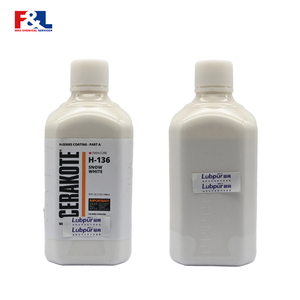 <span class=keywords><strong>Pintura</strong></span> de Revestimiento Cerámico Cerakote H-136 Blanco Nieve Resistente a Altas Temperaturas, Curado en Horno de 2 Partes para Piezas Metálicas, 1 Botella - Product Image 2