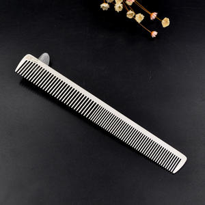 Personalizzazione del design di fabbrica pettine per parrucchieri antistatico all'ingrosso pettine per barbiere pettine in metallo per salone - Product Image 2