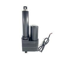 Actionneur linéaire industriel étanche IP66, cylindre électrique 24V, haute charge 6000N pour machines agricoles et de construction
