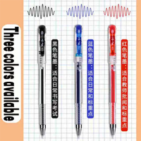Recharge universelle pour stylo gel en plastique, 0,5 mm, séchage rapide, écriture fluide, bleu/rouge, compatible avec les stylos 0,4/0,7 mm, échantillons gratuits, OEM