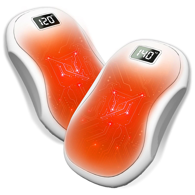 2024 Winter Mini USB Reusable Electric Heating Hot Hands Hand Warmers Powerbank Rechargeable Hand Warmer