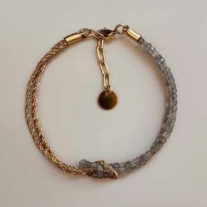 เครื่องประดับกึ่งชุบทองสำหรับฤดูหนาวไข่มุกน้ำจืดสร้อยข้อมือลูกปัดคริสตัลบำบัดเครื่องประดับแฟชั่นทำด้วยมือสำหรับทุกเพศ - Product Image 5