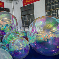 HUAYUE Attrayant Fashional Coloré Miroir Ballon Décoration Gonflable Suspendu Grandes Boules