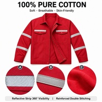 Combinaison de travail haute visibilité 100% coton printemps-automne, anti-humidité, uniforme de sécurité pour atelier et usine
