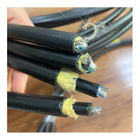 Harga Pabrik 48 96 144 Core Single Mode Outdoor Fiber Optic Drop Cable Aerial ADSS 6 8 12 24 Hilos Fig8 GYXTW Kabel Serat Optik