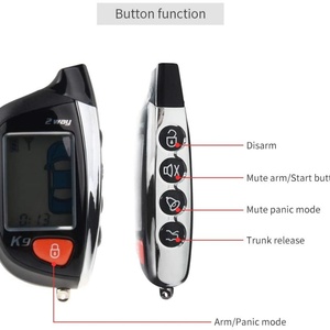 ระบบกันขโมยรถยนต์ EASYGUARD EC200-K9 แบบ 2 ทาง พร้อมจอ LCD แสดงผล รีโมทสตาร์ทเครื่องยนต์ โหมดตั้งเวลาเทอร์โบ ระบบแจ้งเตือนการกระแทก ใช้ไฟ DC12V ระยะไกล - Product Image 3