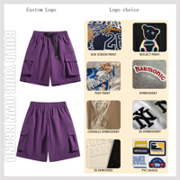 Shorts Cargo Essentiels Personnalisés pour Hommes – Idéaux pour la Course, le Sport, le Basketball, l'Entraînement et les Loisirs – Séchage Rapide