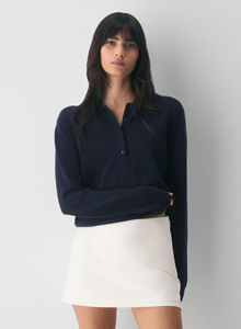 Jupe courte tissée blanche avec détails de poches, jupe décontractée de haute qualité pour femmes - Product Image 5