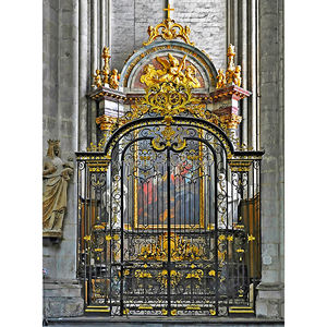 באיכות גבוהה מודרני יצוק ברזל שער עיצוב וילה פרטית מול כניסה הראשית חצר דלת אמריקאי סגנונות שערי ברזל עיצוב - Product Image 6