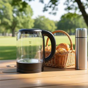 Bollitore Elettrico Trasparente 1.7L Grande Capacità con Spegnimento Automatico e Protezione da Ebollizione a Secco per Uso Domestico - Product Image 3