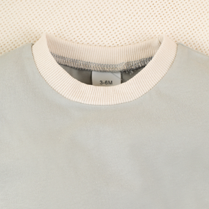 Ensembles de t-shirts à col rond en coton doux et respirant pour bébés garçons 2pcs avec haut et <span class=keywords><strong>short</strong></span> - Product Image 5