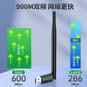 PIX-LINK Nuevo Adaptador <span class=keywords><strong>USB</strong></span> <span class=keywords><strong>WIFI</strong></span> 6 AX900, Tarjeta de Red Inalámbrica <span class=keywords><strong>Bluetooth</strong></span> 5.4, Sin Necesidad de Controladores, Antena Wi-Fi de 2.4G y 5GHz, <span class=keywords><strong>USB</strong></span> para Win7/10/11 - Product Image 4