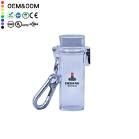 Étui pour briquet DEBANG avec couleur personnalisée, briquet à gaz coupe-vent pour l'extérieur, recharge au butane, porte-clés pour le camping et les fêtes