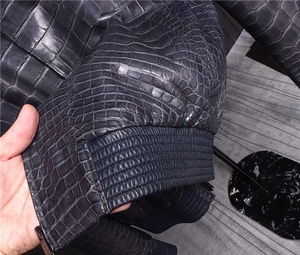 Wholesale Crocodile <b>Leather</b> <b>Blazers</b> | Custom Men's Suit <b>Jackets</b> & Sport Coats OEM Luxury - Product Image 4